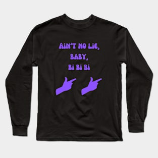 Bisexual Pride finger guns Long Sleeve T-Shirt